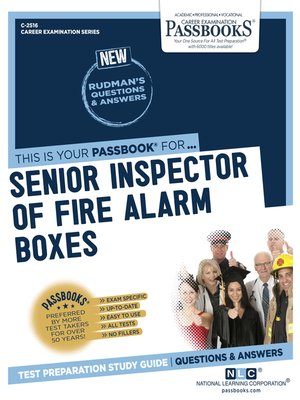cover image of Senior Inspector of Fire Alarm Boxes